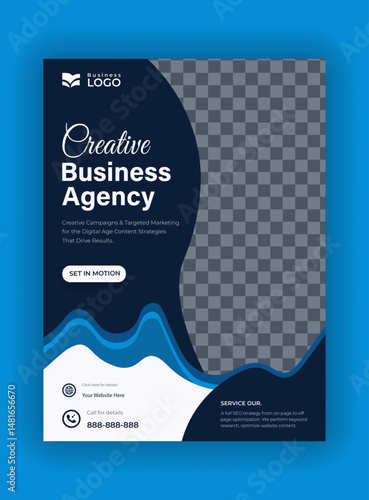 modern business flyer grow your career, Corporate business flyer template design business flayer design Marketing