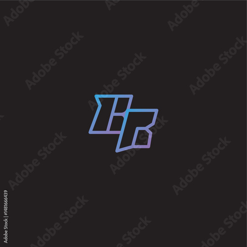 monogram logo design amazing esport style BB dinamyc line gaming concept letter