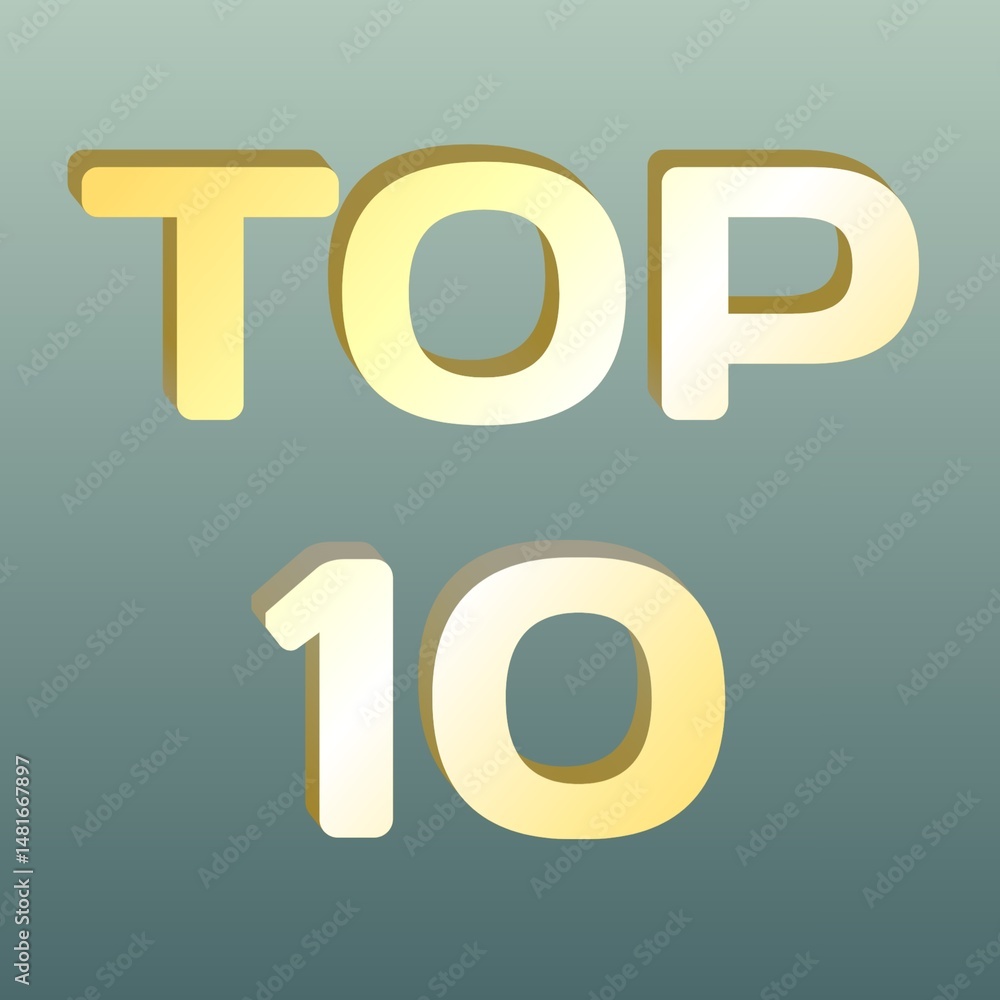 Top 10 Best Picks – Trending Highlights of the Year – Illustration Top 10 Best Picks – Trending Highlights of the Year – Illustration