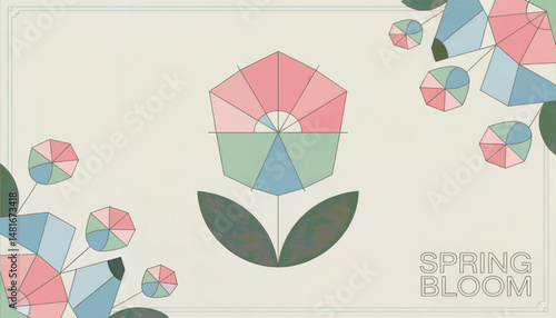 vector illustration of a floral background.