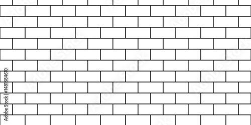 Pavement close up seamless mosaic stone concrete wall surface tiles. subway vector block rock white brick wall texture background.	