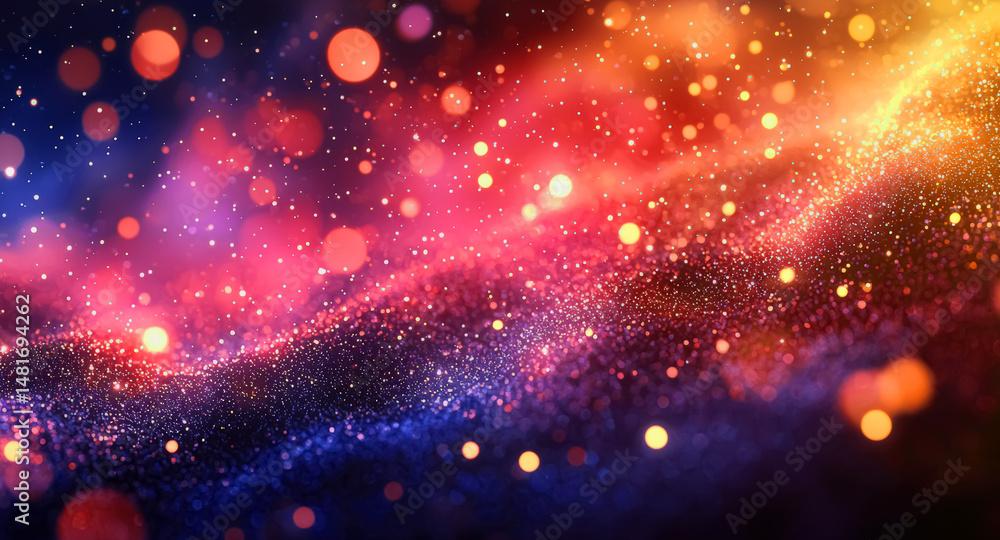 Obraz premium luminous light particle jpeg particle background jpeg luminous background jpeg digital art jpeg modern design jpeg background image