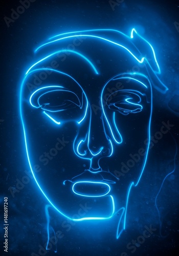Abstract Illustration Glowi...