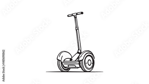 Segway line art