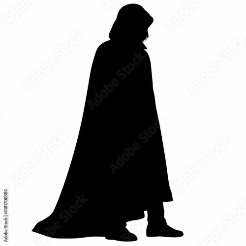 silhouette of a woman vector