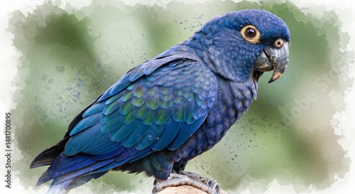 Illustration of a Blue Parr...