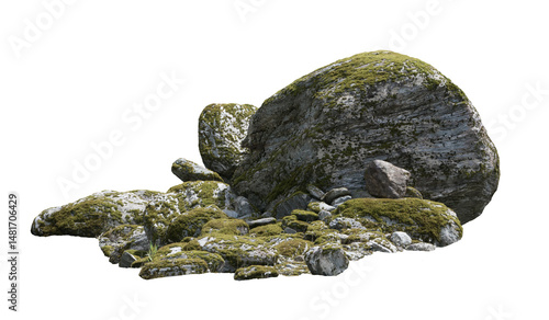  Rock on Transparent PNG, Rustic Sandstone for Western and Adventure Themes
