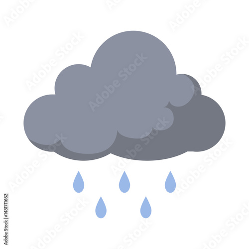 cloud with rain drops