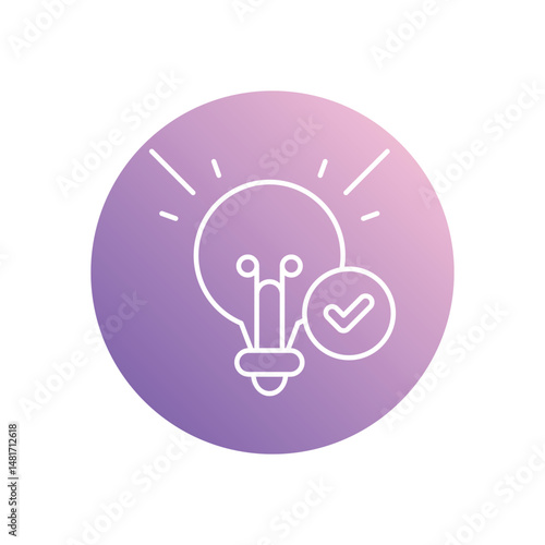 Problem Solve icon vector stock illustration