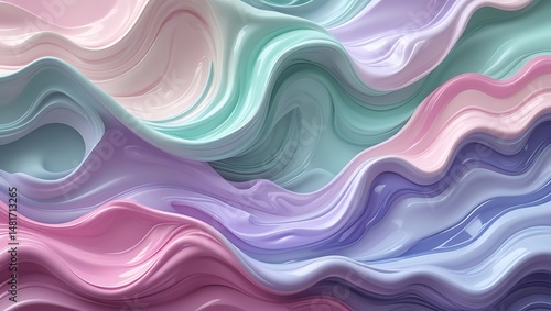 abstract background with waves
