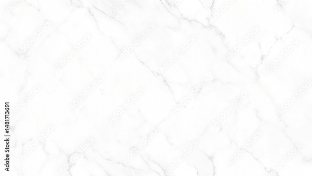 Obraz premium Elegant White Marble Texture Pristine Smooth Surface with Delicate Grey Veining Ideal for Backgrounds and Design
