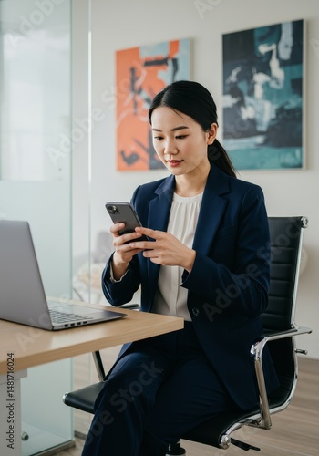 Photo of Asian Businesswoma...