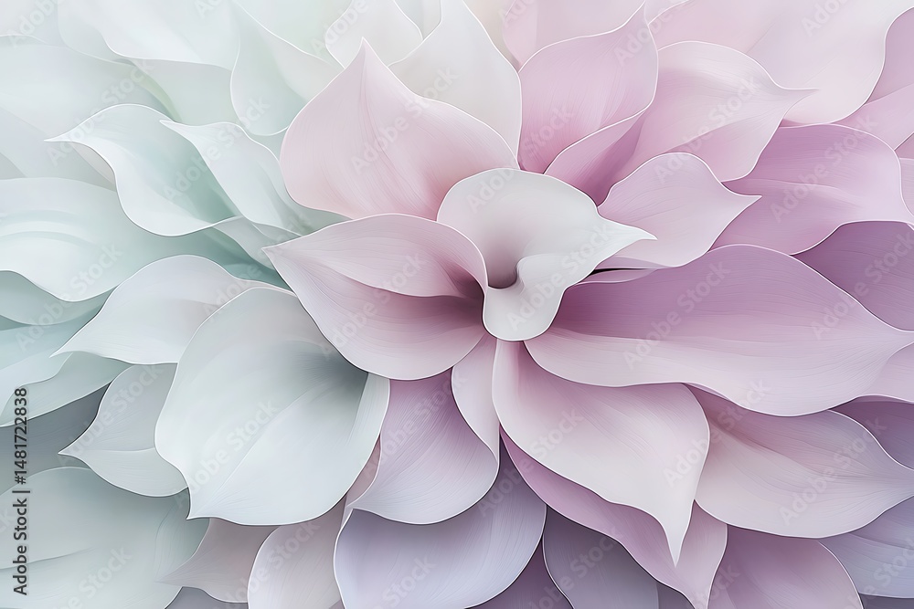 Delicate, pastel flower petals Delicate, pastel flower petals