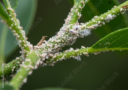 Close Up Photo of Mealybugs...