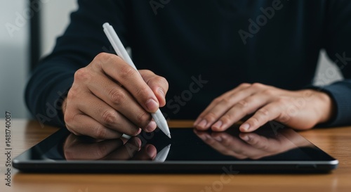 Photo of Hand Drawing on Ta...