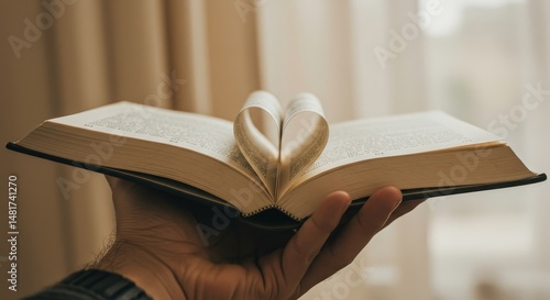 Photo of Hand Holding Open ...