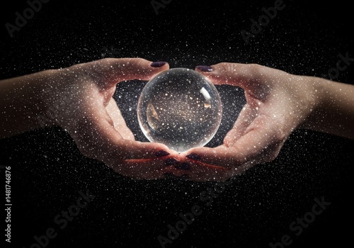 Photo of Hands Holding Glow...