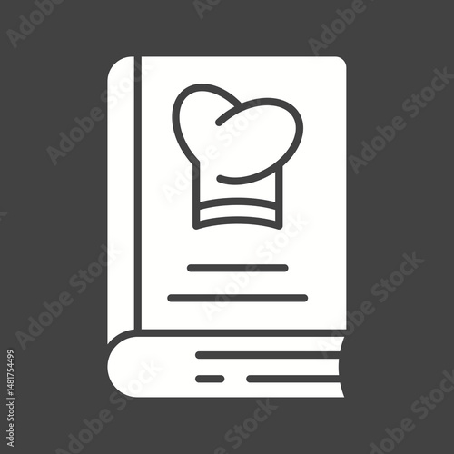 Cookbook icon vector image. Suitable for mobile apps, web apps and print media.