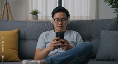Photo of Man Listening Musi...