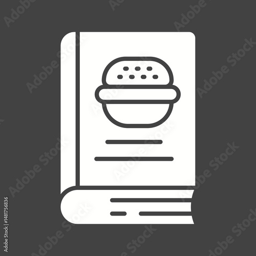 Fast Food Recipes icon vector image. Suitable for mobile apps, web apps and print media.