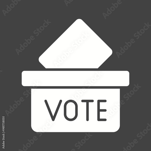 Giving Vote icon vector image. Suitable for mobile apps, web apps and print media.