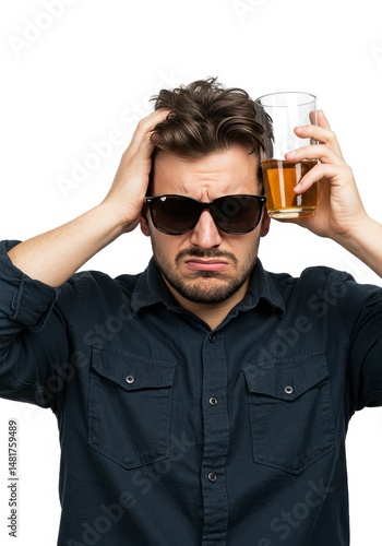 Photo of Man With Hangover ...