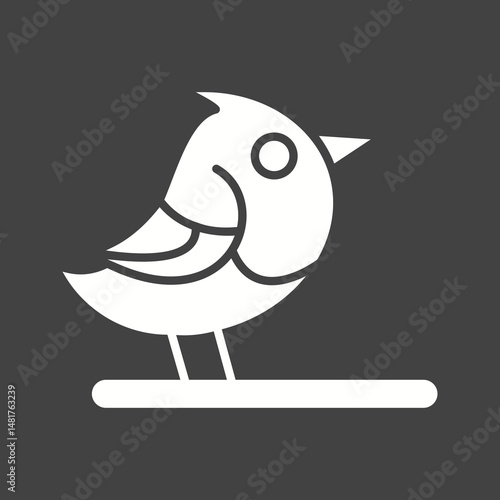 Pet Bird icon vector image. Suitable for mobile apps, web apps and print media.