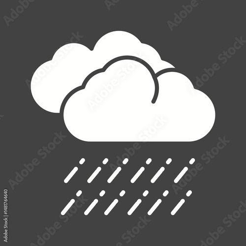 Rainfall icon vector image. Suitable for mobile apps, web apps and print media.