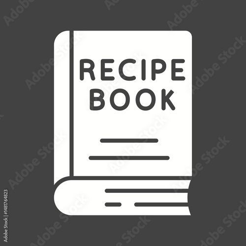 Recipes Book II icon vector image. Suitable for mobile apps, web apps and print media.