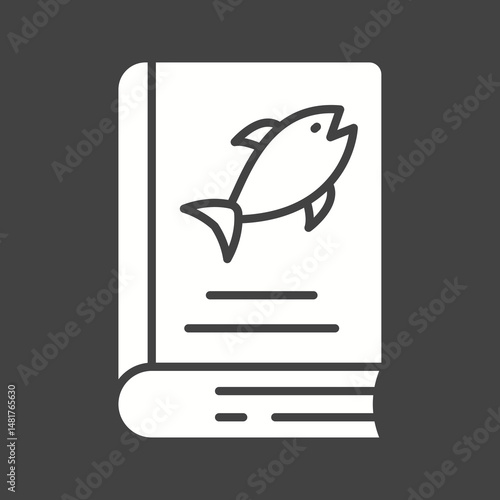 Seafood Recipes icon vector image. Suitable for mobile apps, web apps and print media.