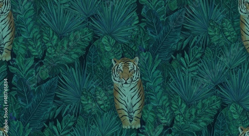 Illustration Pattern Jungle...