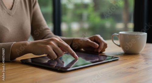 Photo of Senior Woman Using...