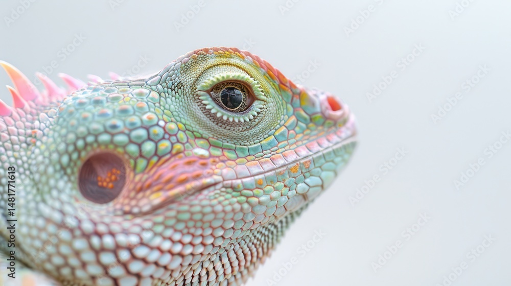 Fototapeta premium Close-up Iguana Profile