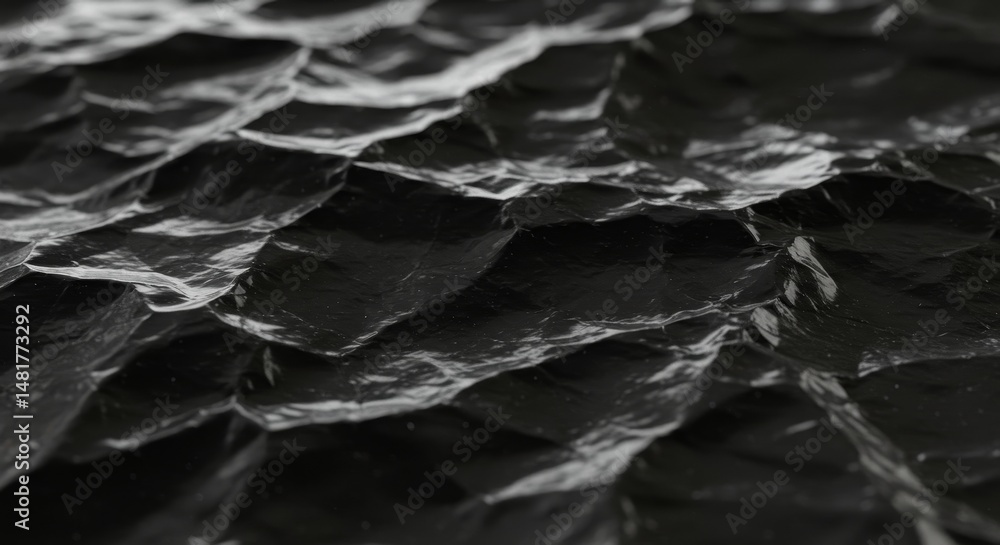 Obraz premium 3D Render Abstract Background Dark Geometric Texture