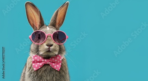 Photo: Stylish Rabbit with ...