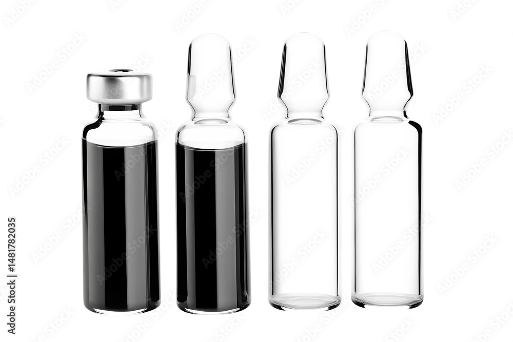 vaccine ampoule isolated on white background PNG vaccine ampoule isolated on white background PNG