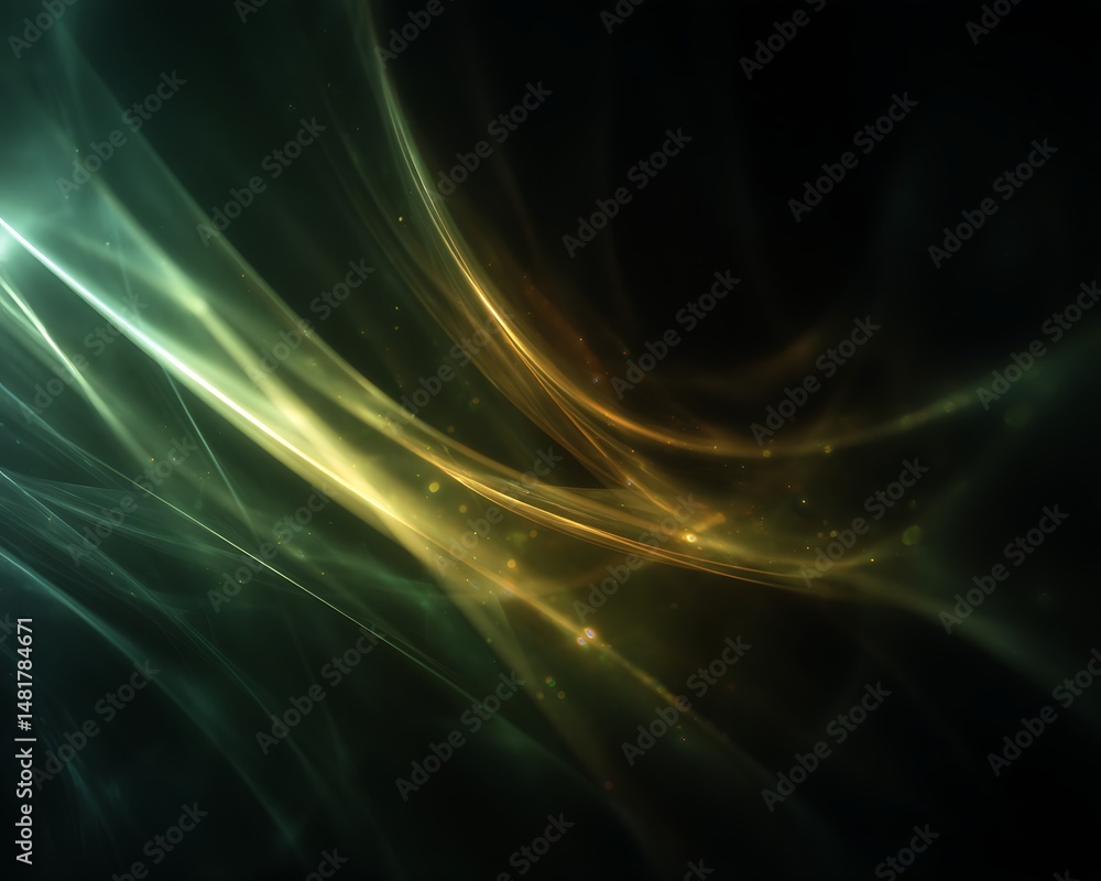 Fototapeta premium Dark abstract background with glowing highlights and light and shadow.