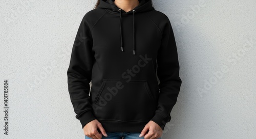 Photo of Woman in Black Hoo...
