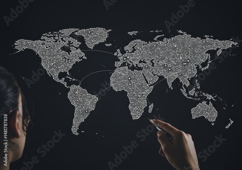 Photo of Woman Pointing at ...
