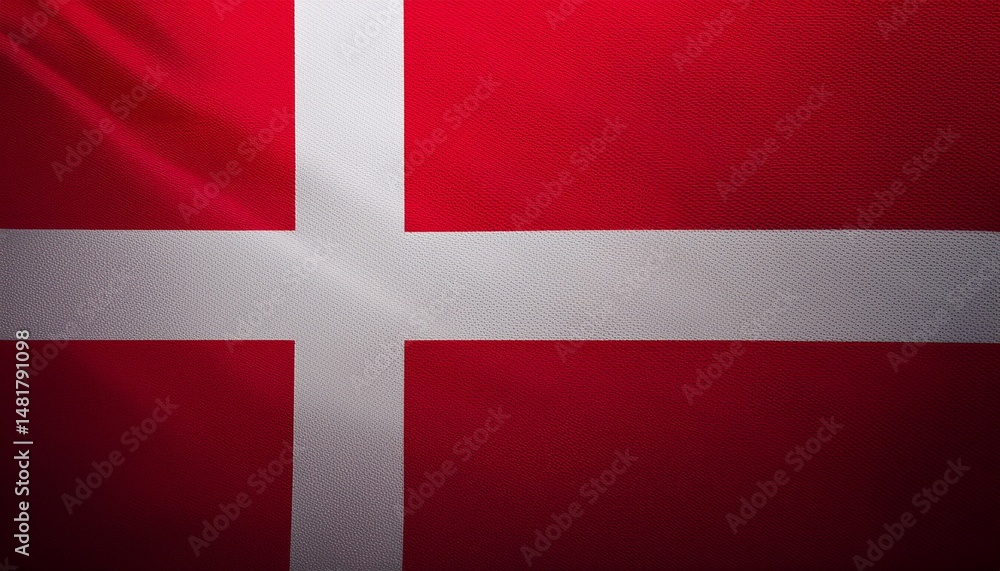 Naklejka premium flag of denmark