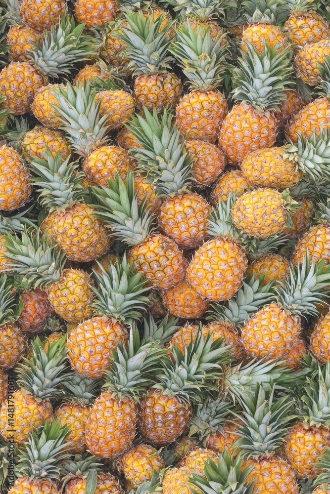 A plethora of mini pineapples A plethora of mini pineapples
