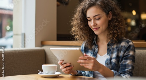 Photo of Woman Using Tablet...