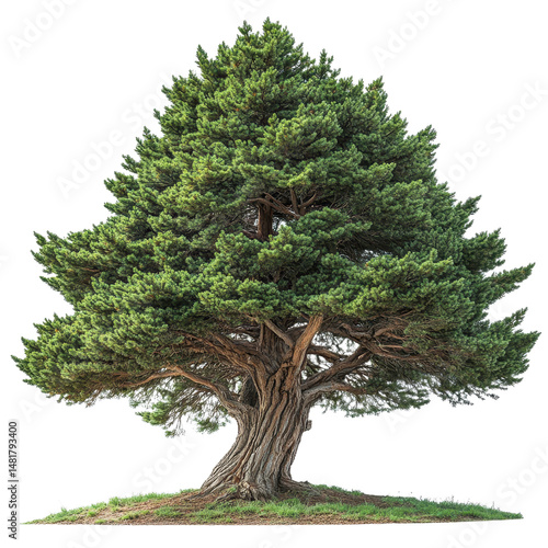 Western Red Cedar isolated on transparent background