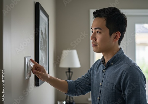 Photo of Young Man Adjustin...
