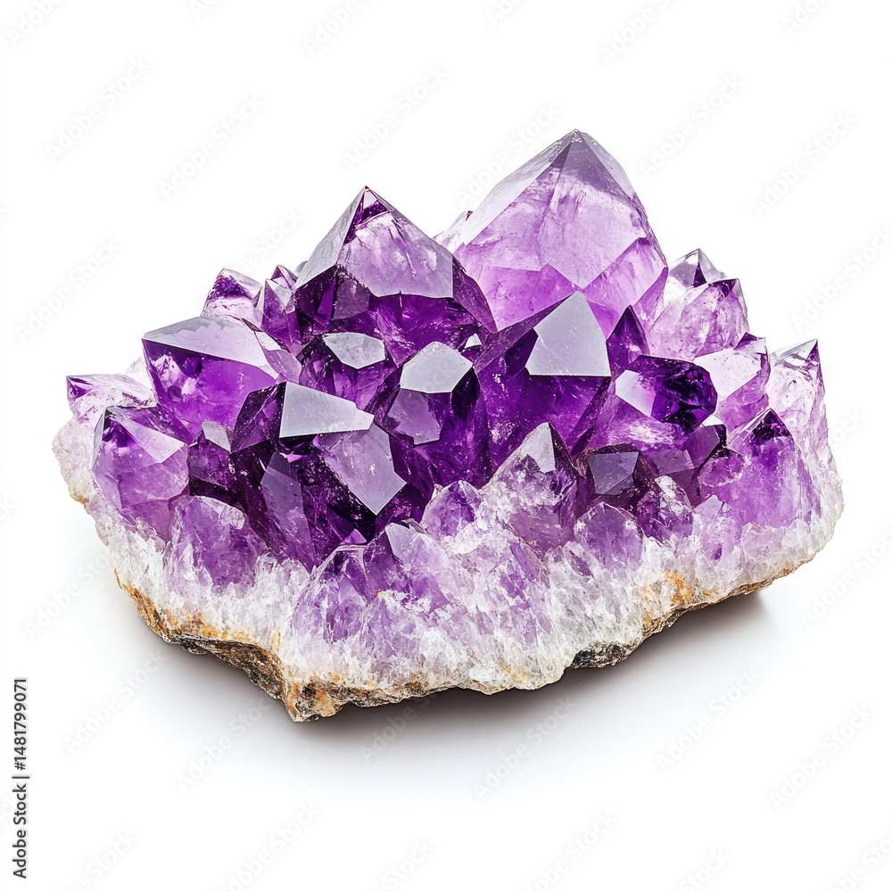 Cluster of amethyst crystals (2) Cluster of amethyst crystals (2)