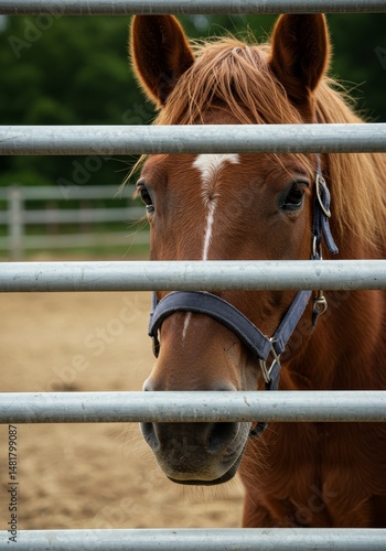 Photo of Brown Horse Behind...