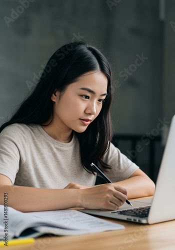 Photo of Young Woman Learni...