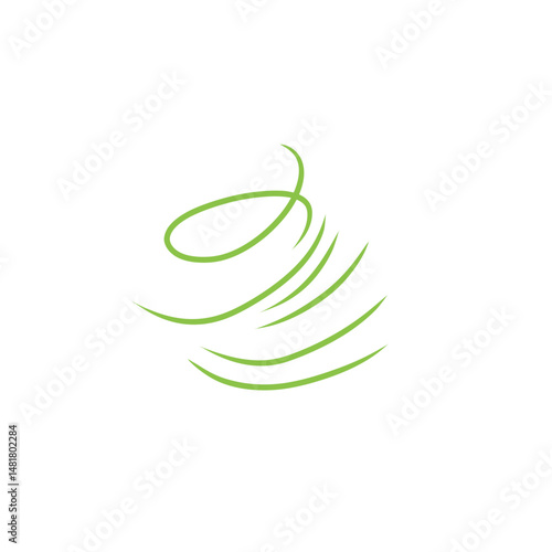 green organic wind