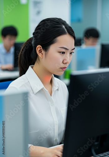 Photo of Young Woman Workin...