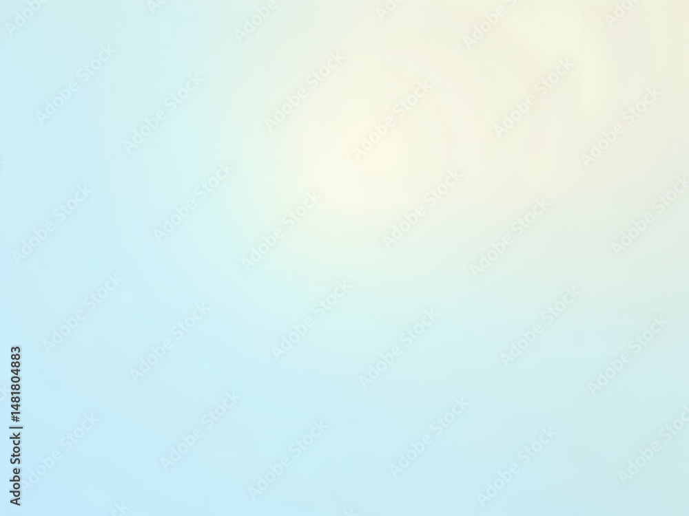 Fototapeta premium Subtle Gradient of Sky Blue Hue for a Calming Effect, perfect for backgrounds and designs that seek a touch of serenity and ethereal beauty in their visuals
